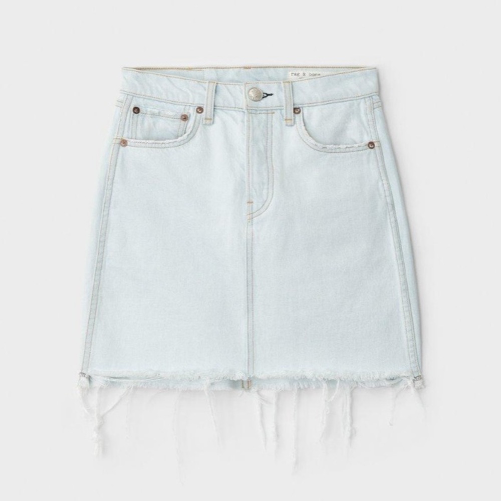 rag & bone denim miniskirt NWT